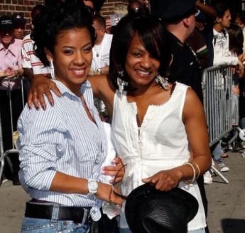 Keyshia Cole with her biological mother Frankie Lons